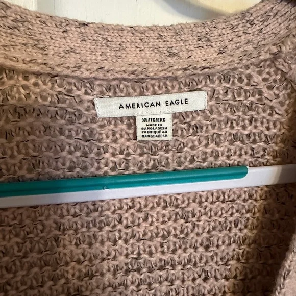 American Eagle Outfitters Women's Tan Knit Cardigan - Picture 3 of 3